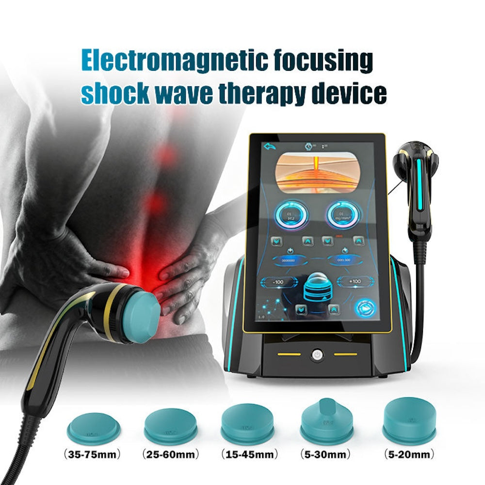 Focus Shockwave Therapy Machine for Deep Tissue Pain Relief and Rehabilitation for Human