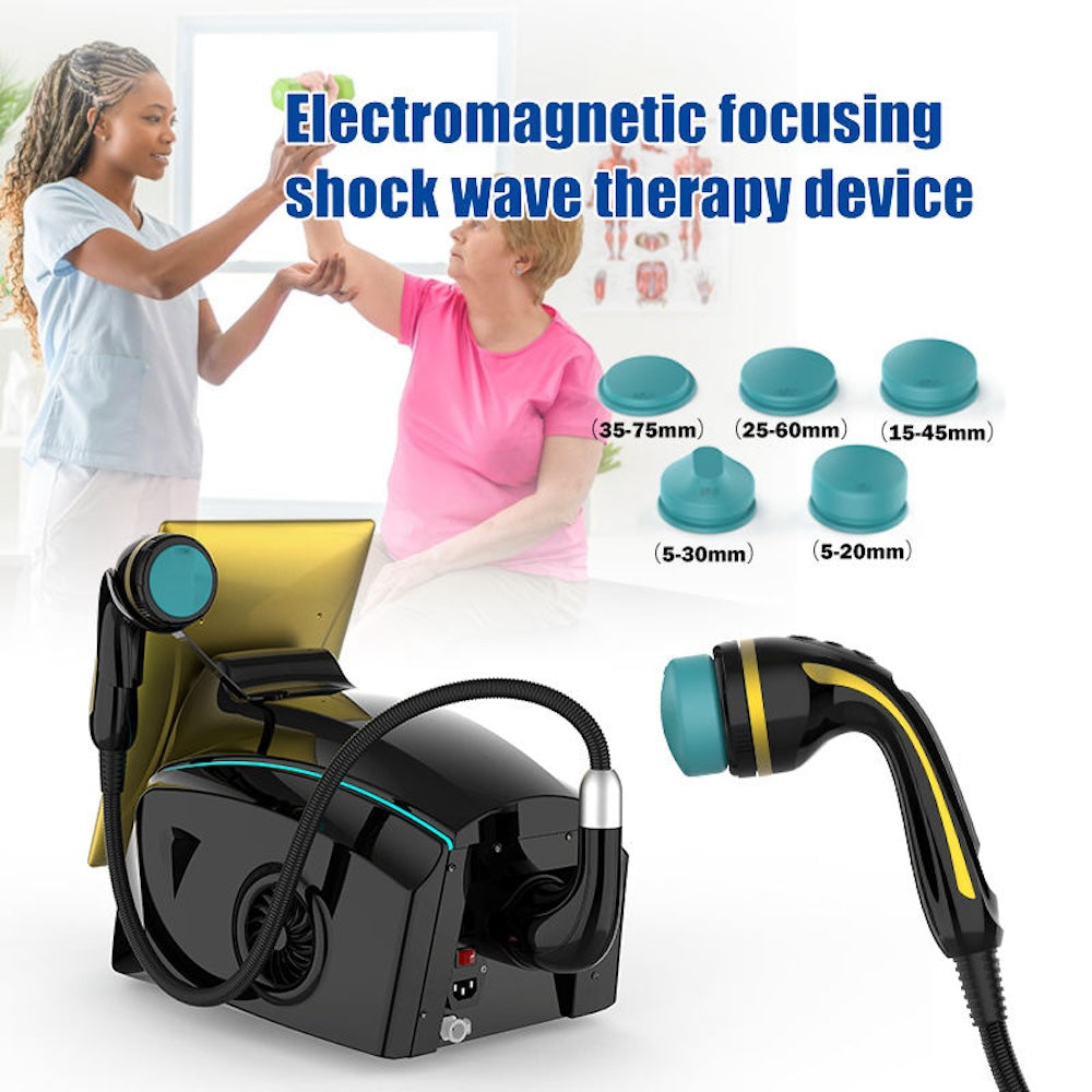 Focus Shockwave Therapy Machine for Deep Tissue Pain Relief and Rehabilitation for Human