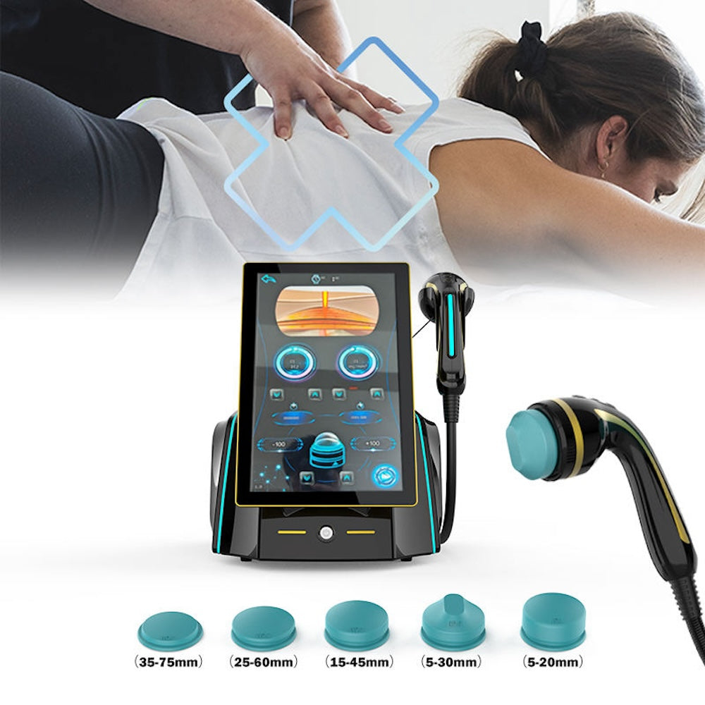 Focus Shockwave Therapy Machine for Deep Tissue Pain Relief and Rehabilitation for Human