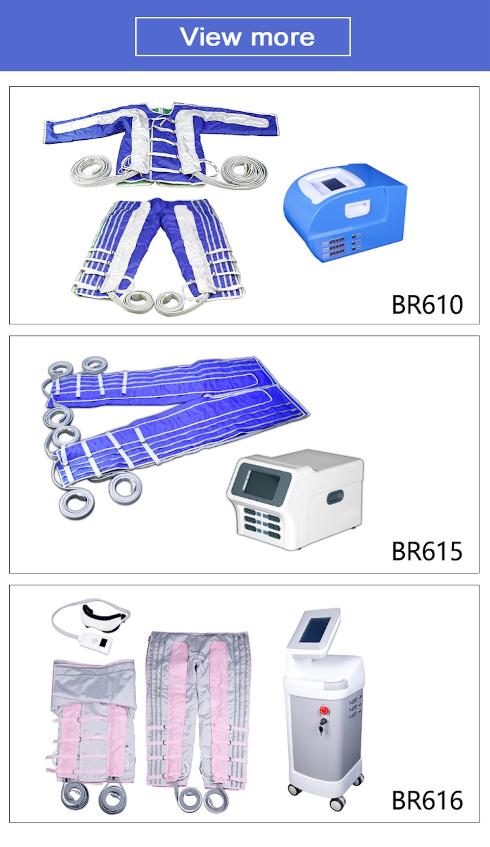 Professional Air Pressure Pressotherapy Machine High Waist Pants for Leg Massage Lymphatic Drainage Suit Weight Loss Device