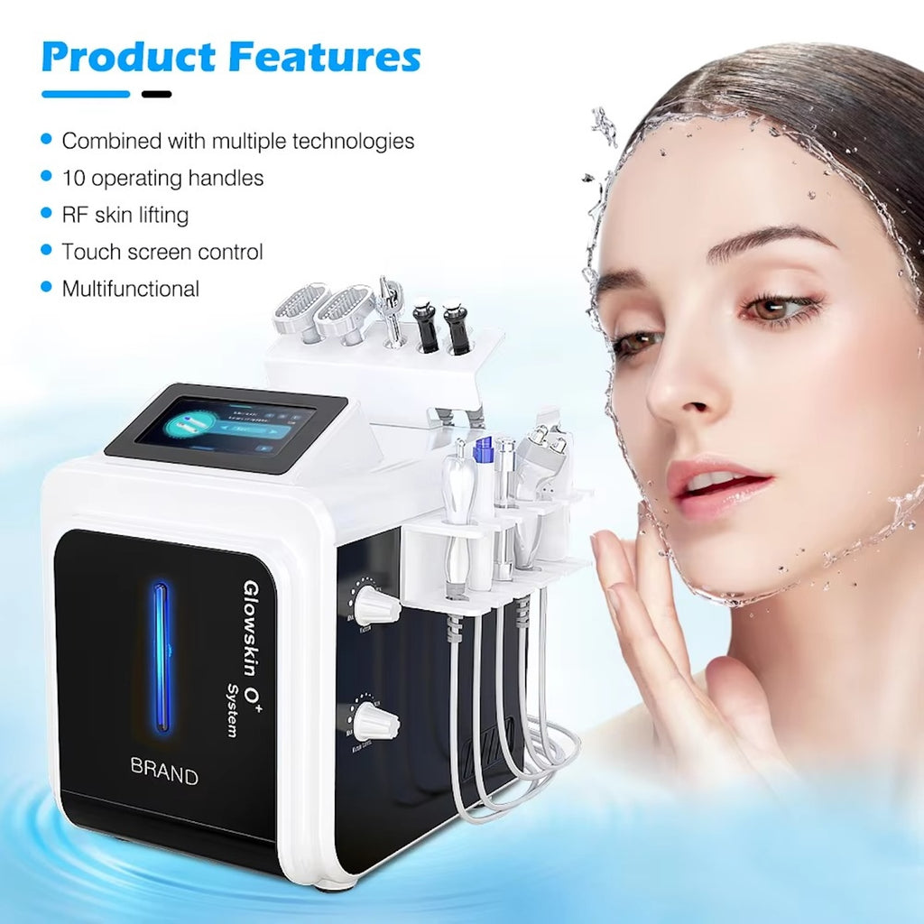 Microdermabrasion Machine for Facial Peel SPA Steam Vacuum Carpet Cleaning Targeting Body Face Eyes Hydro Dermabrasion