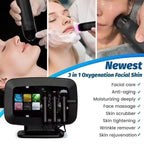 New Oxygenation Bubble Facial Device 3in 1 Multifunctional Capsule Serum Salon Use