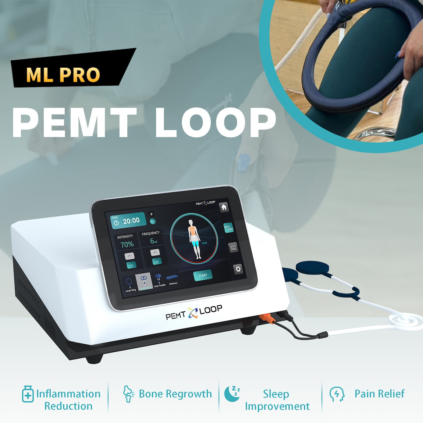 PMST EMTT Physio Therapy Magnetic Loop Body Pain Relief PEMT Therapy Machine
