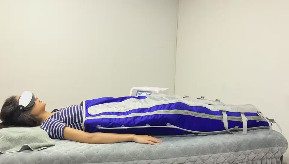 Professional Air Pressure Pressotherapy Machine High Waist Pants for Leg Massage Lymphatic Drainage Suit Weight Loss Device