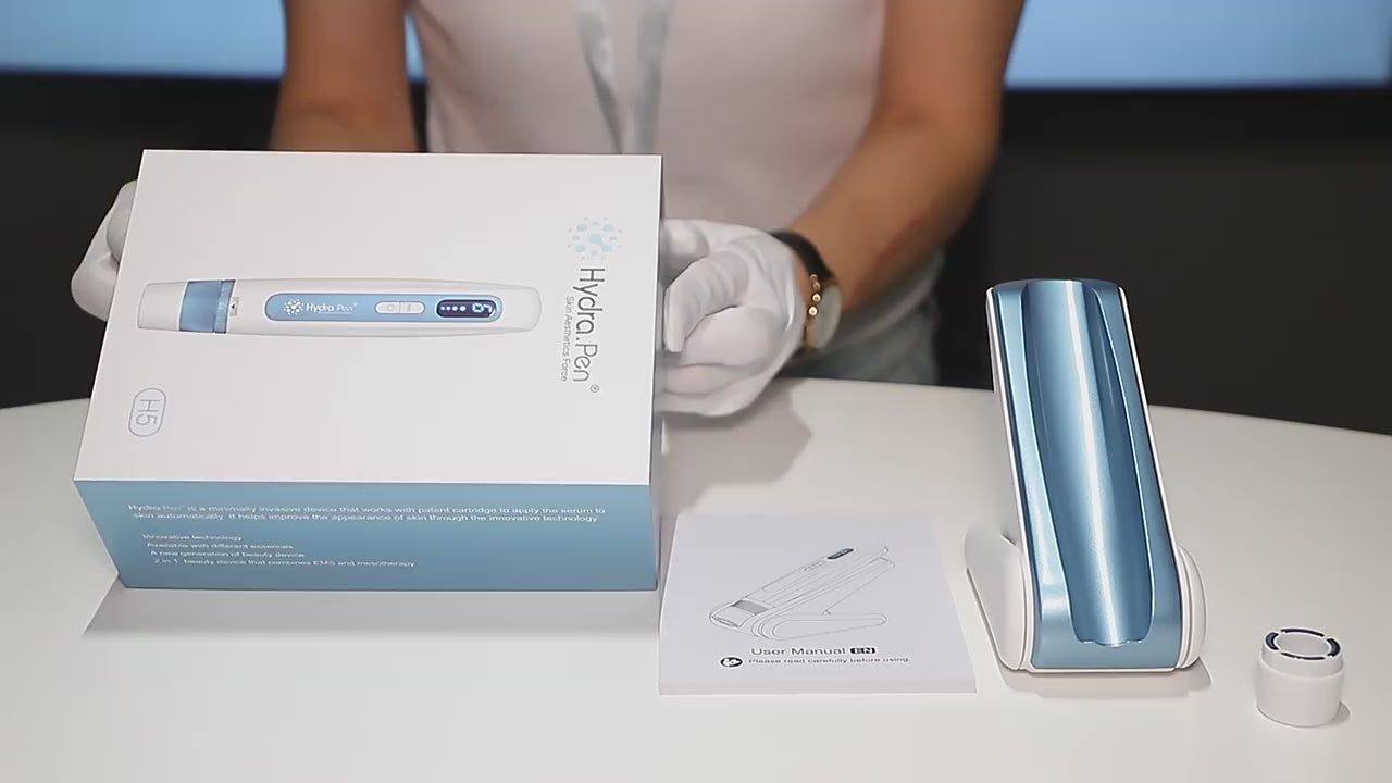 Hot Sale New H5 Hydra Pen with Serum Container Derma Micro-Needle Pen Anti-Wrinkle Wireless Derma Pen Beauty Device