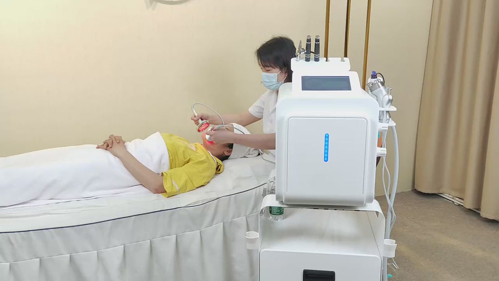 Microdermabrasion Machine for Facial Peel SPA Steam Vacuum Carpet Cleaning Targeting Body Face Eyes Hydro Dermabrasion