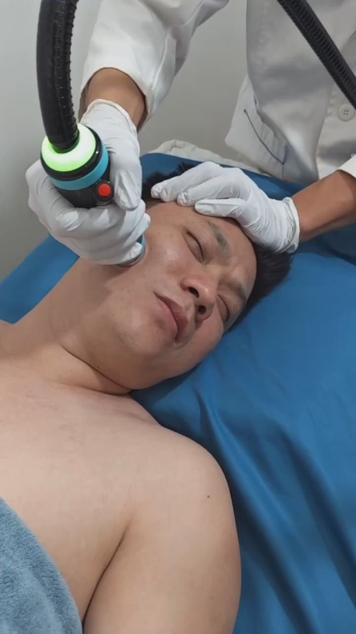 3 Handle 2.45GHz Standing Body Slimming Machine Face Lifting Fat Reduction Salon Use