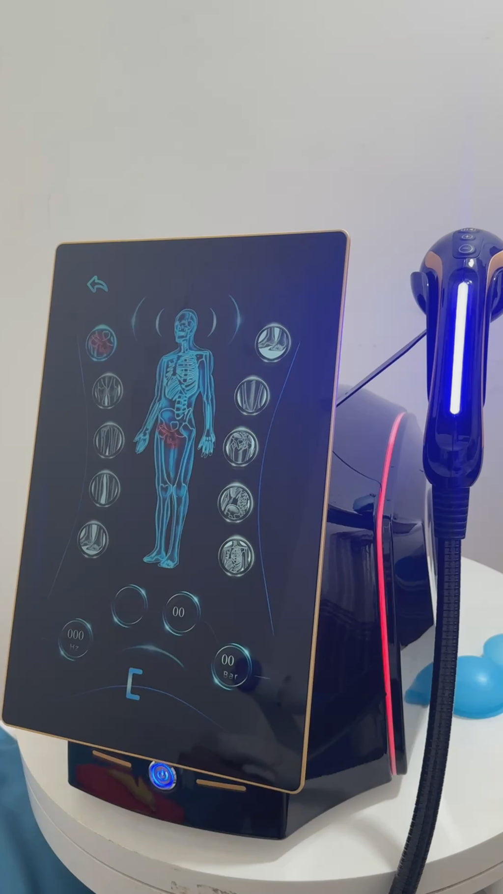 Shockwave Therapy Machine Focusing Shockwave Therapy Electromagnetic Machine Physical Therapy Pain Relief for Human and Pet