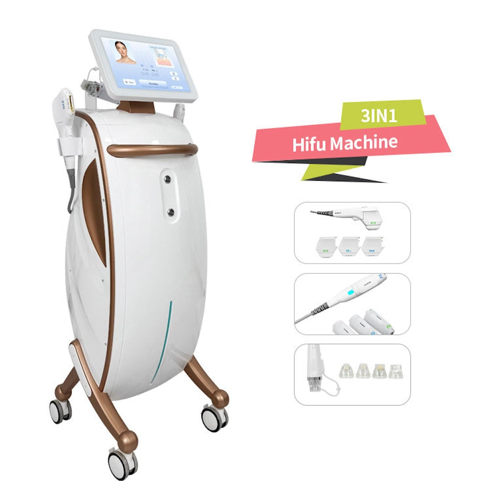 Newest Factory Price Vertical High Intensity HIFU Machine for Face Skin Tightening Fat Reduction Body Slimming US