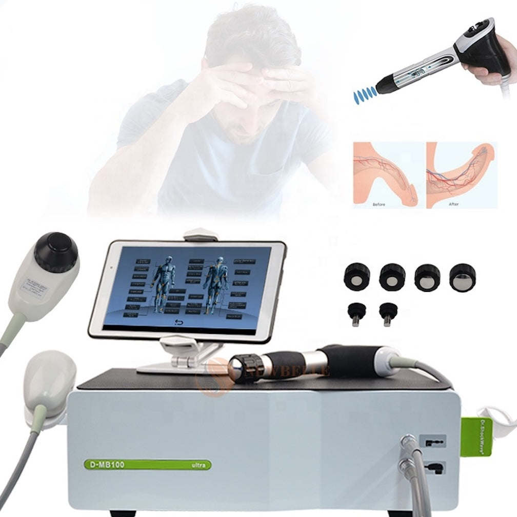Extracorporeal Medical Radial Shockwave Therapy Machine for Pain Relief ED Treatment