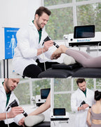 10bar Shockwave Physical Therapy Device 2in 1 Multifunctional Spine Pain Relief Muscle Relax