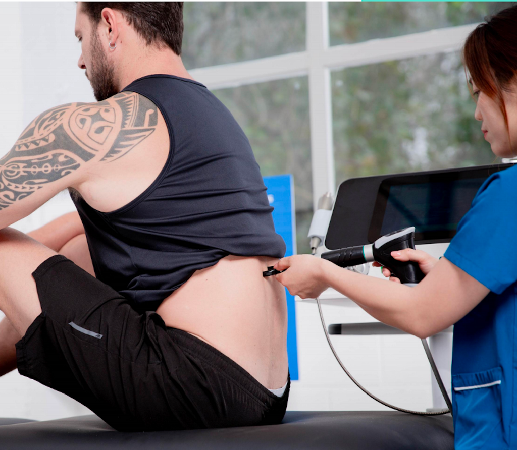 10bar Shockwave Physical Therapy Device 2in 1 Multifunctional Spine Pain Relief Muscle Relax