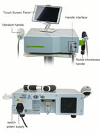 Extracorporeal Medical Radial Shockwave Therapy Machine for Pain Relief ED Treatment