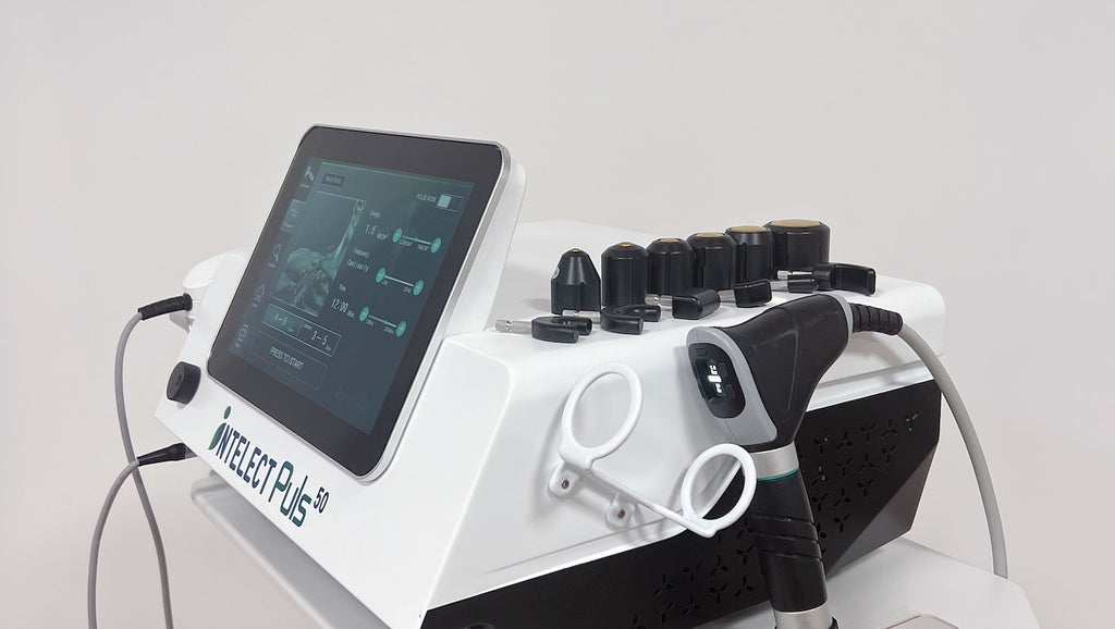 10bar Shockwave Physical Therapy Device 2in 1 Multifunctional Spine Pain Relief Muscle Relax