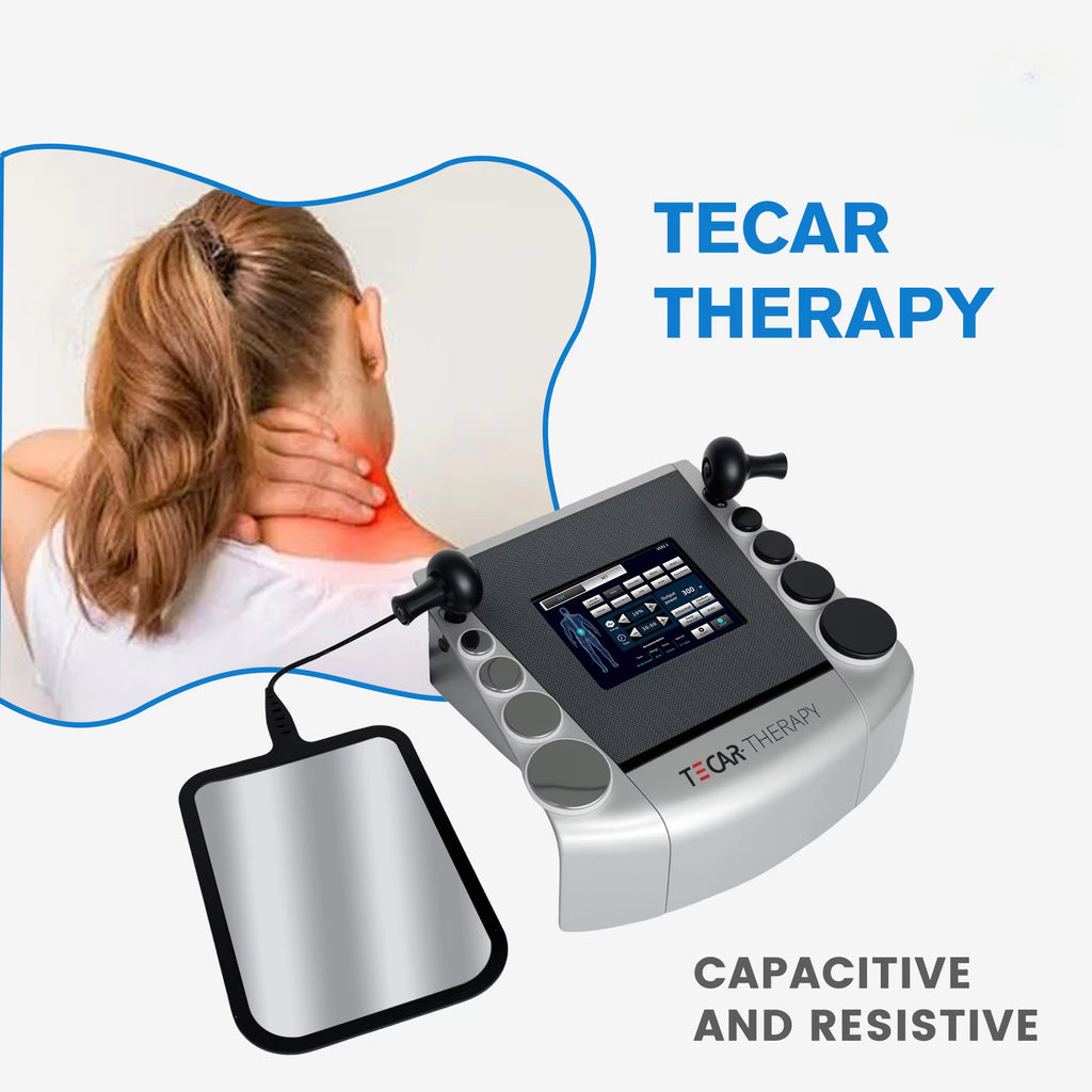 Muscle Pain Relief Tissue Physiotherapy Tecar Cet Ret 448khz Cellulite Removal Slimming Machine