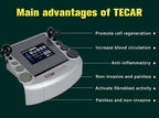 Muscle Pain Relief Tissue Physiotherapy Tecar Cet Ret 448khz Cellulite Removal Slimming Machine