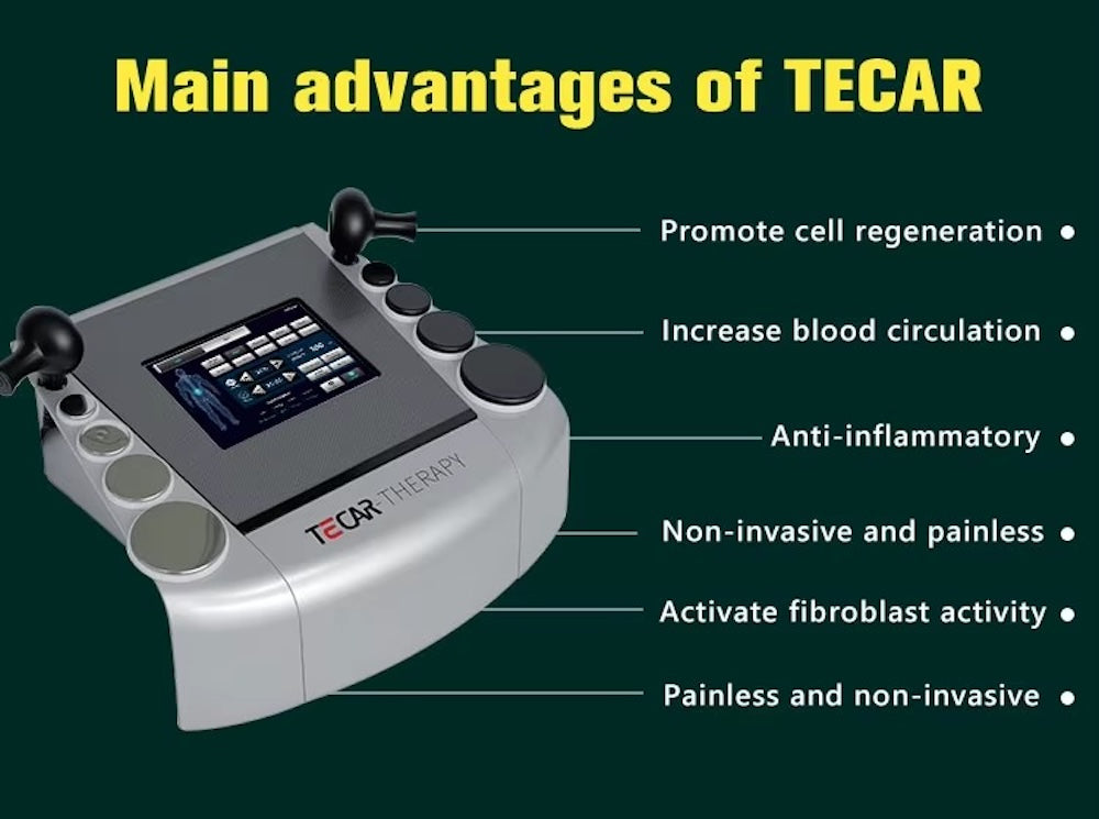 Muscle Pain Relief Tissue Physiotherapy Tecar Cet Ret 448khz Cellulite Removal Slimming Machine