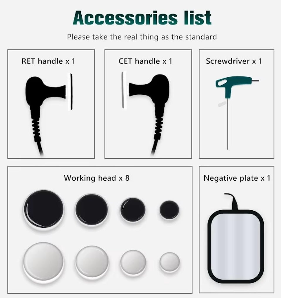 Muscle Pain Relief Tissue Physiotherapy Tecar Cet Ret 448khz Cellulite Removal Slimming Machine