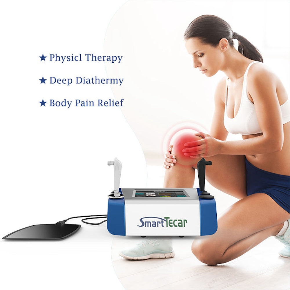 Popular Portable Body Massage Skin Firming CET-RET 448KHZ Therapy Machine Tecar Physiotherapy Pain Relief