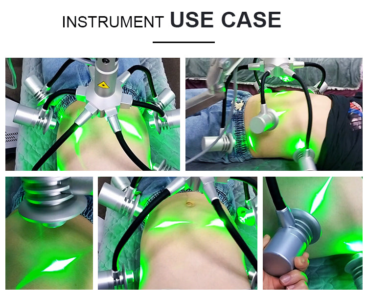 Cold Laser 635nm 532nm Wavelength Red/Green Light Weight Loss Body Anti Cellulite Shape Slimming Machine